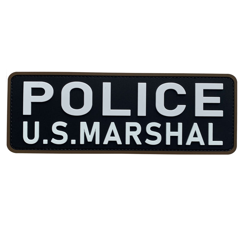 uuKen Large 8.5x3 inches US Marshals Deputy Patch Hook Back for Tactic