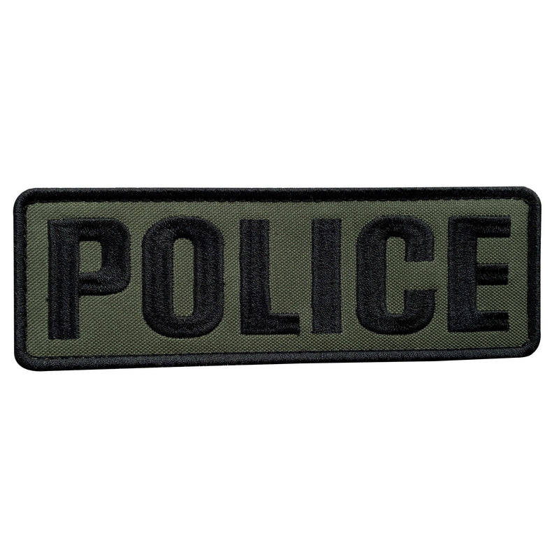 uuKen 6x3 inches Big Embroidery Cloth Fabric Police Patch Embroidered