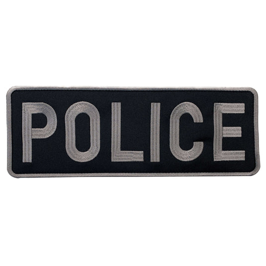 uuKen 11x4 inches XL Large Embroidery Police Patch 4x11 inch for Milit