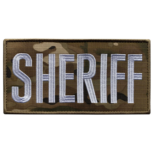 uuKen 8x4 inches Large Embroidered County Deputy Sheriff Dept Patch Em