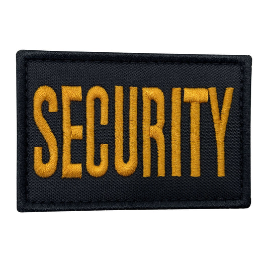 uuKen 3x2 inches Small Embroidery Fabric Security Patch for Caps Hats Law Enforcement Uniforms Vest and Tactical Clothing Jackets