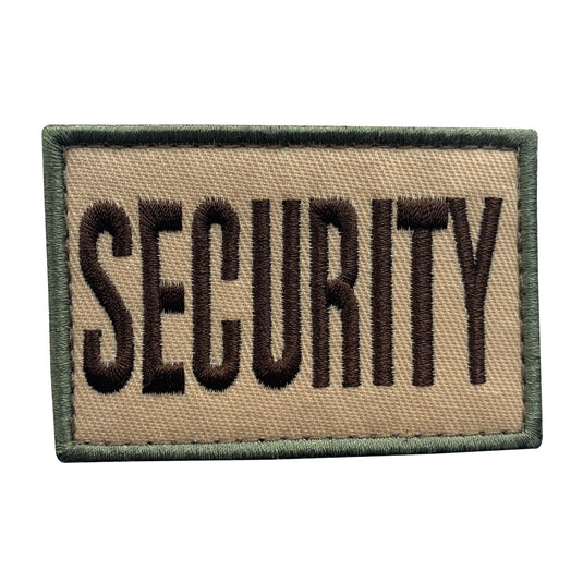 uuKen 3x2 inches Small Embroidery Fabric Security Patch for Caps Hats Law Enforcement Uniforms Vest and Tactical Clothing Jackets