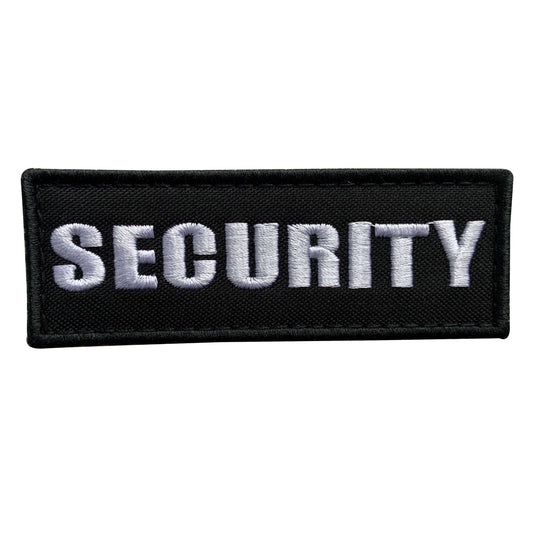 uuKen 4x1.4 inch Small Embroidered Security Guard Officer Morale Patch for Armed Shoulders Clothing Uniforms Tactical Vest Jackets