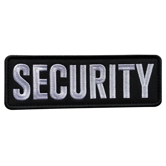 uuKen 6x2 inches Big Medium Embroidery Security Patch Morale Patches with Hook Fastener Backing for Enforcement Uniforms Vest Plate Carrier Tactical Clothing