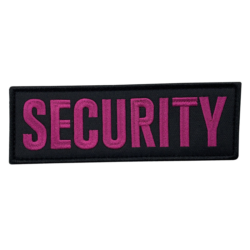 TOOLSSIDE 2 Pack Security Patches Hook and Loop System - Security Patches  for Uniforms with Embroidered Letters - One Small and One Large Security  Patch - Security Patch for Vest or Jacket