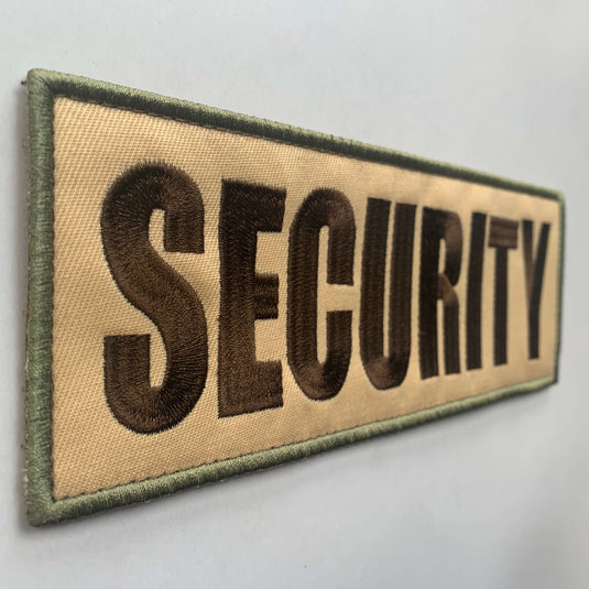 uuKen 8.5x3 inches Large Embroidered Fabric Security Guard Officer Morale Patches for Plate Carrier Enforcement Uniforms Clothing Tactical Vest