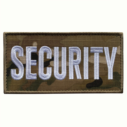 Bluyellow 2-Piece Security Patches, Embroidered Security Patch for Vest,  Jacket, Security Vest, Officer Guard Uniform, Plate Carrier, Backpack 