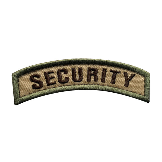 uuKen 8.5x2 cm Small Embroidery Fabric Cool Security Tab Shoulder Airsoft Tactical Patch with Hook Fastener Vendor