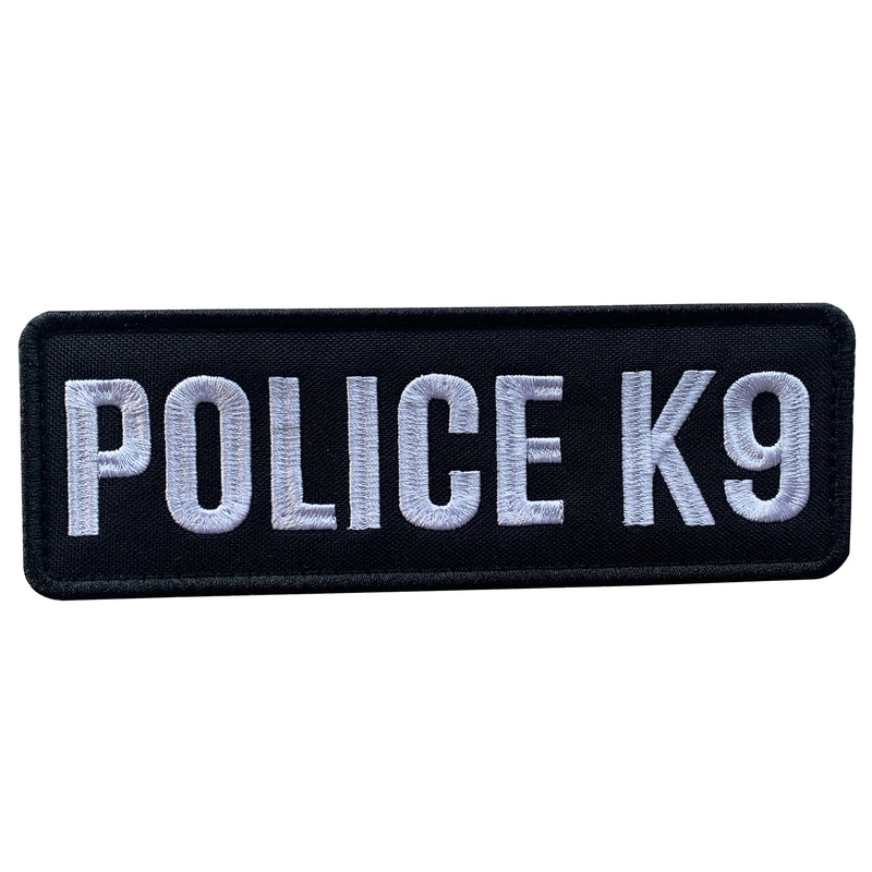 Load image into Gallery viewer, uuKen Big 6x2 inches Embroidery Patch Police K9 Patch Embroidered 2x6 inch Hook Back for Service Dog in Training Working for Dog Harness Collar Vest
