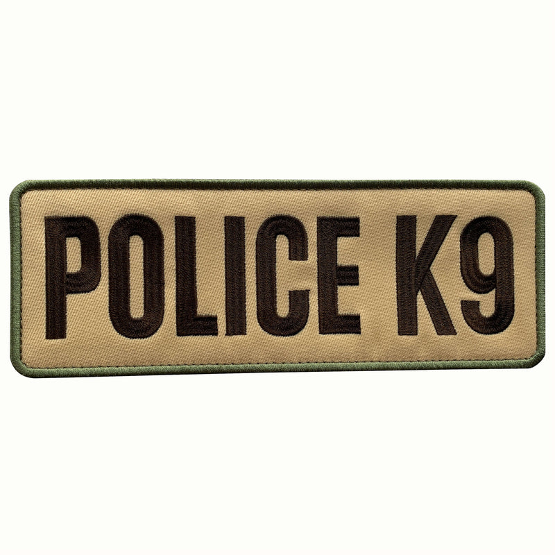 Load image into Gallery viewer, uuKen Large 8.5x3 inches Embroidery Fabric Military Tactical Police K9 Vest Patch with Hook Fastener Back for Tactical Vest Plate Carrier Enforcement
