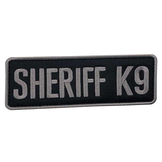 uuKen 6x2 inches Big Deputy County Sheriff K9 Unit Morale Patch Hook Back 2x6 inch for Tactical Vest Plate Carrier Uniforms Dog Harness