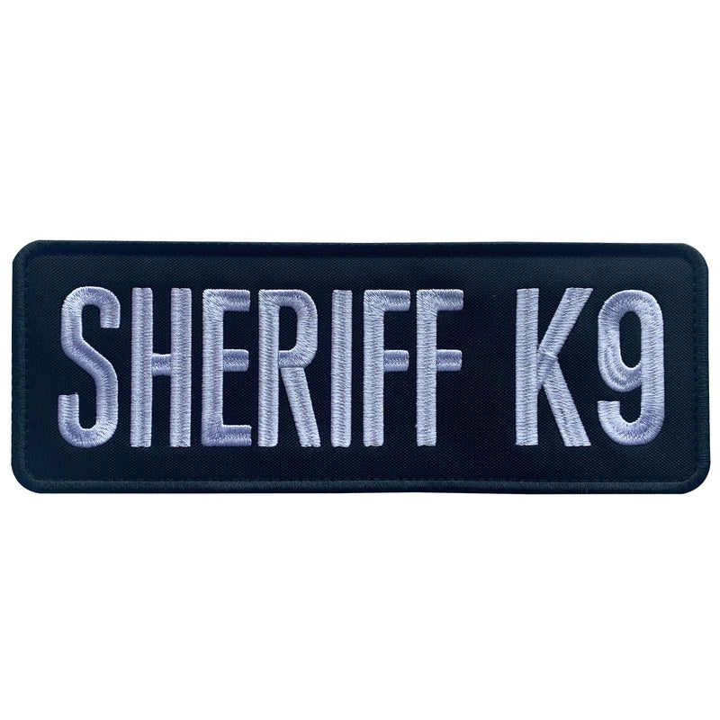Load image into Gallery viewer, uuKen Large 8.5x3 inches Deputy County Embroidered Sheriff K9 Unit Morale Patch Hook Back for Tactical Vest Plate Carrier Uniforms
