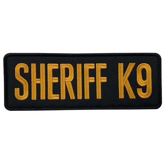 uuKen Large 8.5x3 inches Deputy County Embroidered Sheriff K9 Unit Morale Patch Hook Back for Tactical Vest Plate Carrier Uniforms