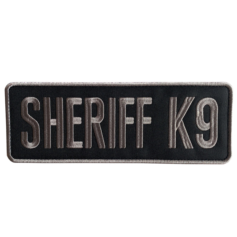 Load image into Gallery viewer, uuKen Large 8.5x3 inches Deputy County Embroidered Sheriff K9 Unit Morale Patch Hook Back for Tactical Vest Plate Carrier Uniforms
