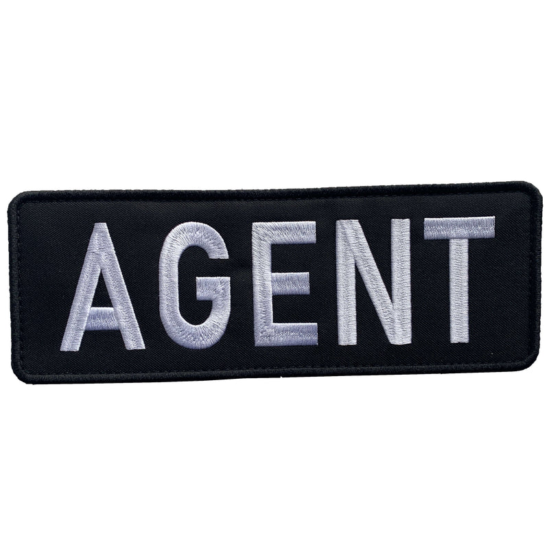 Load image into Gallery viewer, uuKen 8.5x3 inches Large Embroidery Bail Agent Patch Tactical Morale with Hook Back for Bail Enforcement Recovery Vest Security Plate Carrier
