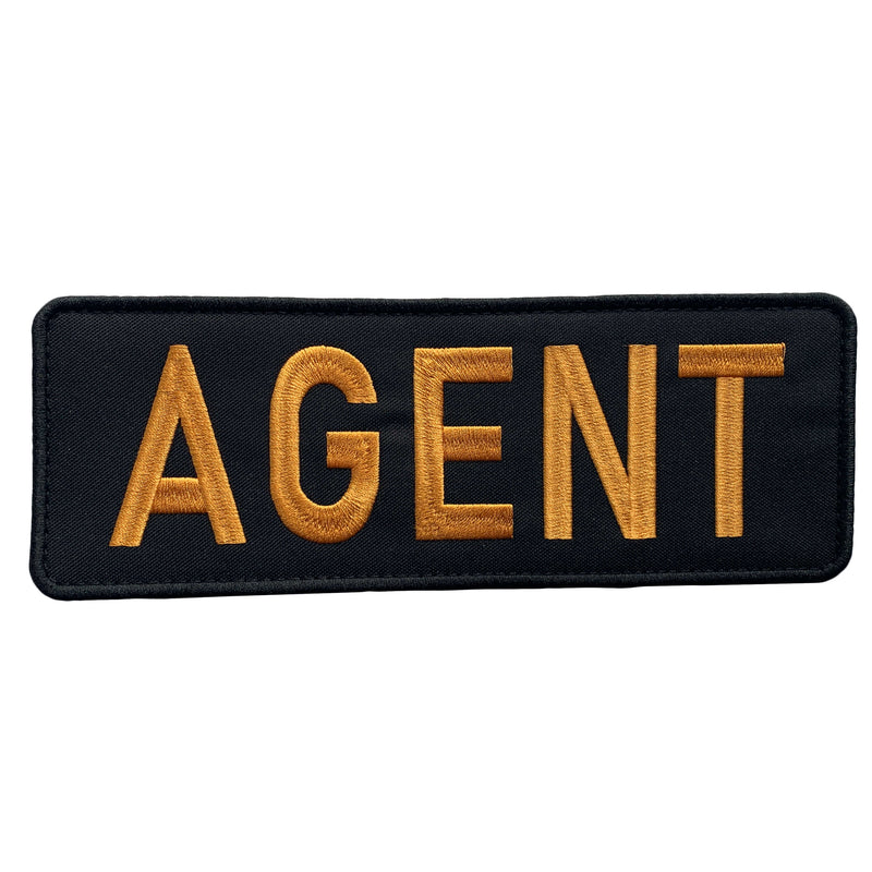 Load image into Gallery viewer, uuKen 8.5x3 inches Large Embroidery Bail Agent Patch Tactical Morale with Hook Back for Bail Enforcement Recovery Vest Security Plate Carrier
