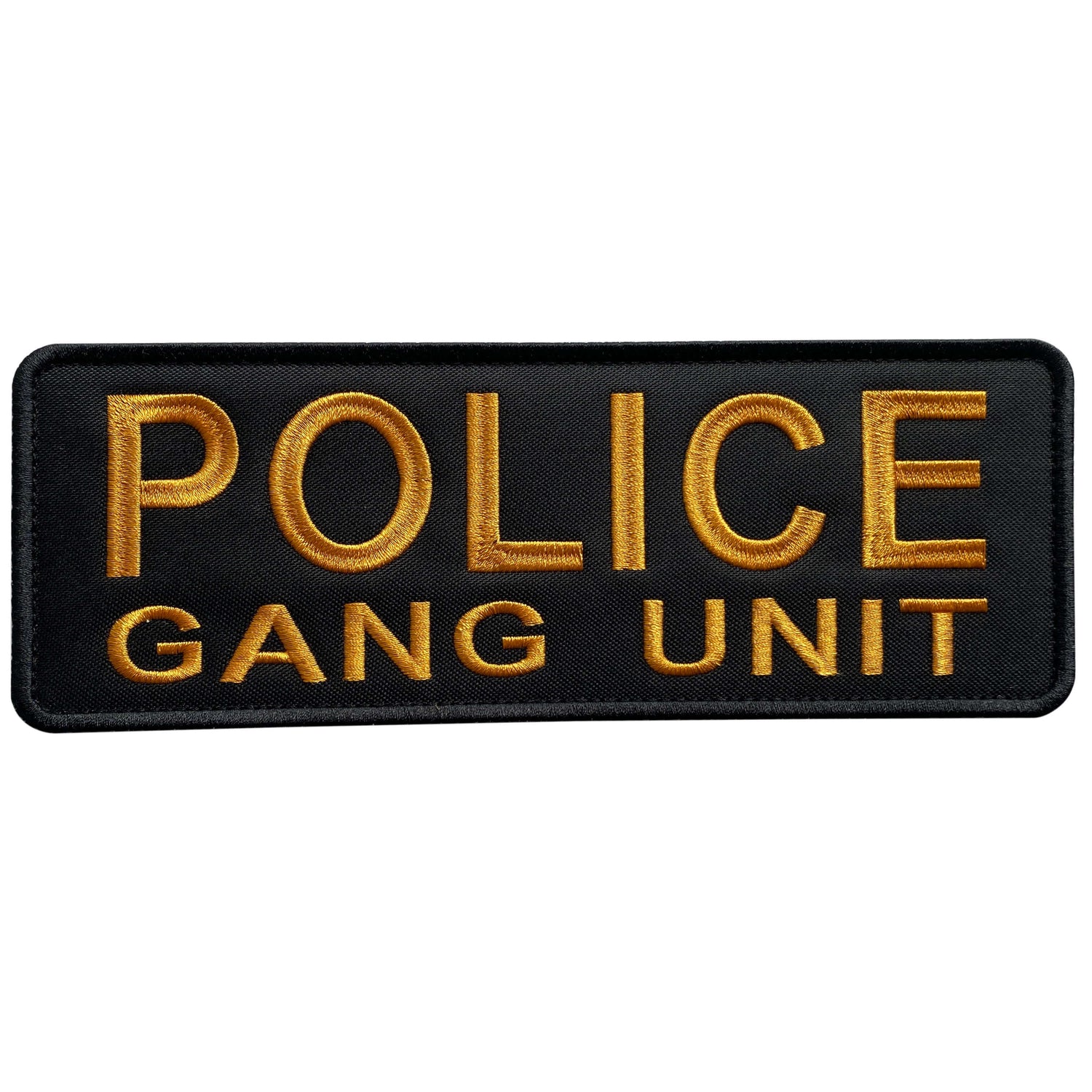 uuKen 8.5x3 inches Large Embroidery Police Gang Unit Patch SWAT for Ta