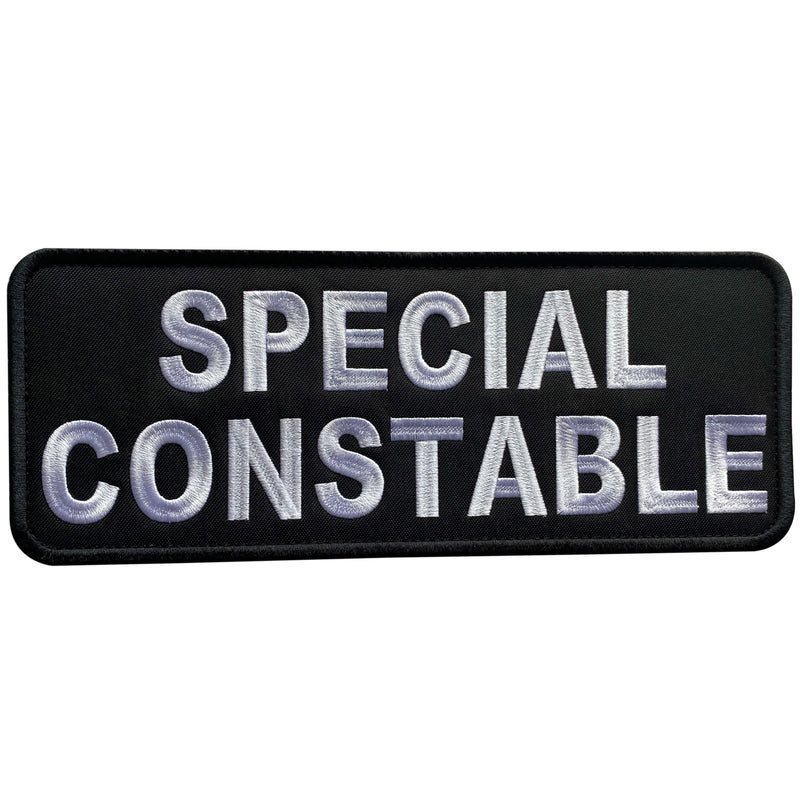 Load image into Gallery viewer, uuKen 10x4 inches Large Embroidery Special Constable Police Officer Patch Hook and Loop for Tactical Vest Plate Carrier Back Panel

