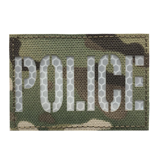 uuKen 3x2 inches Laser Cut Cutting Reflective Police Department Office