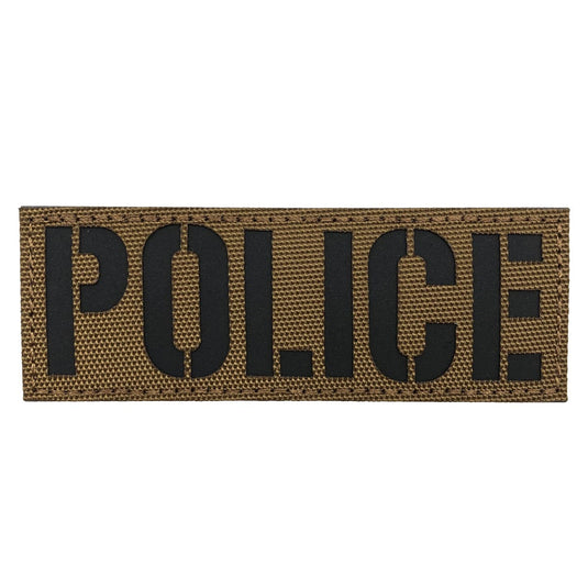 uuKen 4x1.4 inches Reflective Laser Cut Cutting Police Department Offi