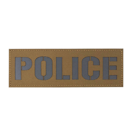uuKen 6x2 inches Reflective Police Patch for Tactical Uniforms or Vests or Service Dog K9 Harness
