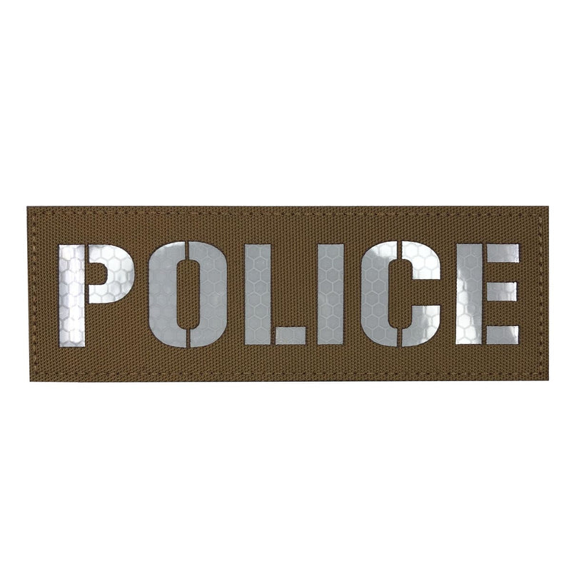 Load image into Gallery viewer, uuKen 6x2 inches Reflective Police Patch for Tactical Uniforms or Vests or Service Dog K9 Harness
