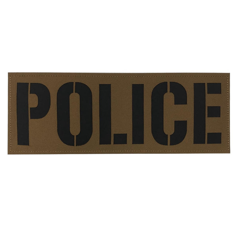 uuKen 11x4 inches XL Large Embroidery Police Patch 4x11 inch for Milit