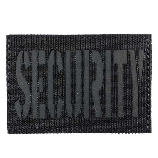 uuKen 3x2 inches Laser Cut Reflective Security Guard Officer Patch for Tactical Caps Bags Uniforms