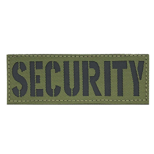 uuKen 4x1.4 inches Reflective Laser Cut Security Guard Officer Morale Patch for Tactical Uniforms