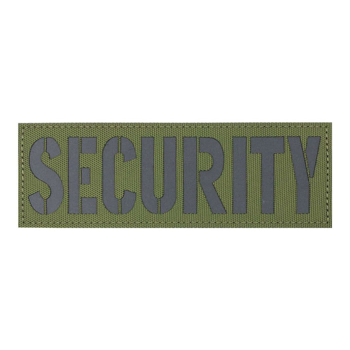 uuKen 6x2 inches Big Reflective Tactical Security Morale Patch for Tactical Uniforms or Vests or Service Dog K9 Harness