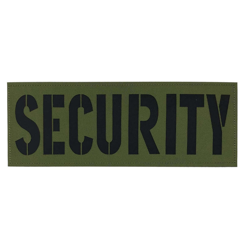 Load image into Gallery viewer, uuKen 11X4 inches Large Vest Reflective Security Guard Department Officer Patch for Tactical Vest Uniform

